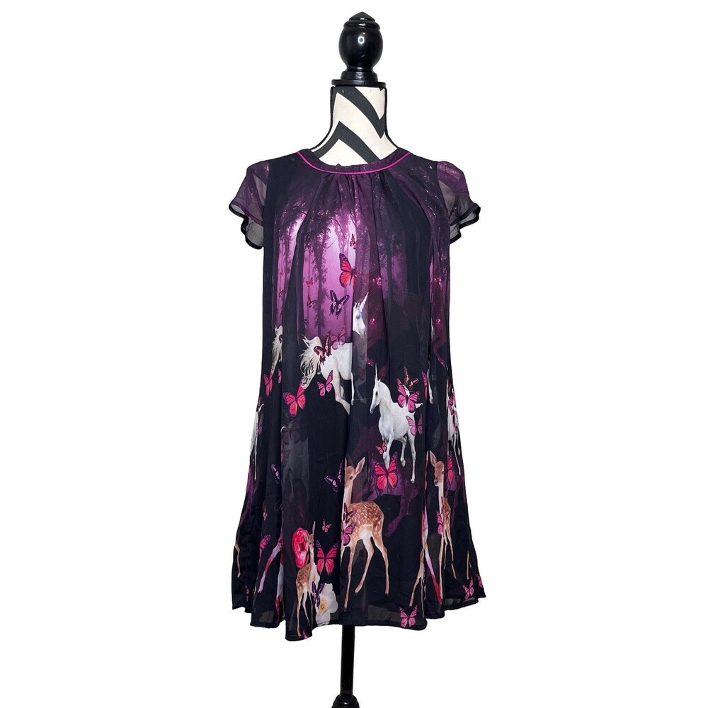 Baker by Ted Baker Fairy Whimsical Unicorn Dress Girls Sz 13